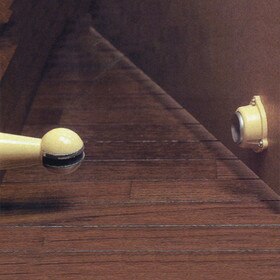 Sugatsune Ivory Polycarbonate Magnetic Door Stop And Holder