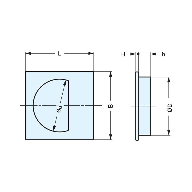 Sugatsune Recessed Pull