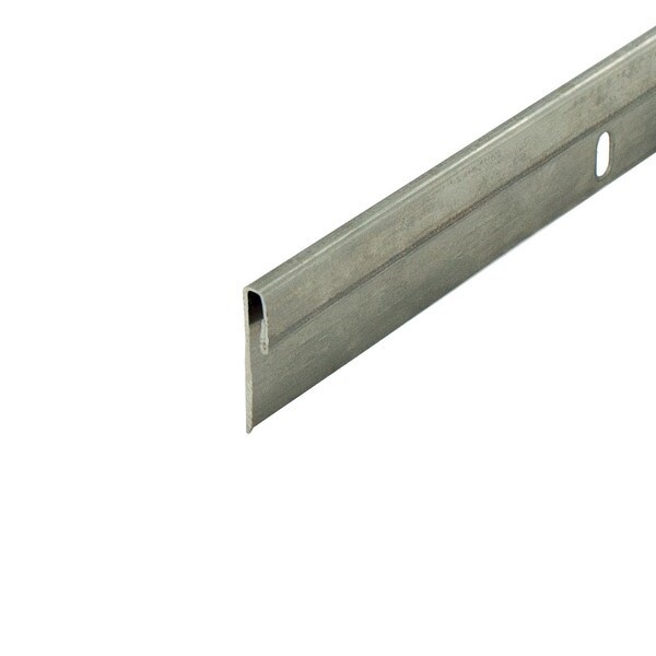 1/16in Brite Dipped Polished Finish 430 Grade Stainless Steel | Cap Moulding With Holes