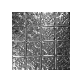 48-1/2" Wide x 18-1/2" High Stainless Steel Pattern 209 Backsplash Panel