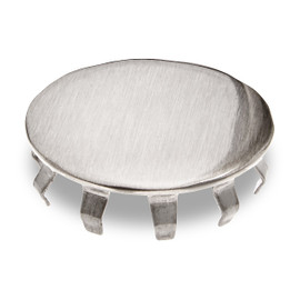 1-1/2in Dia | Satin Stainless Steel Finish | Spring End Cap