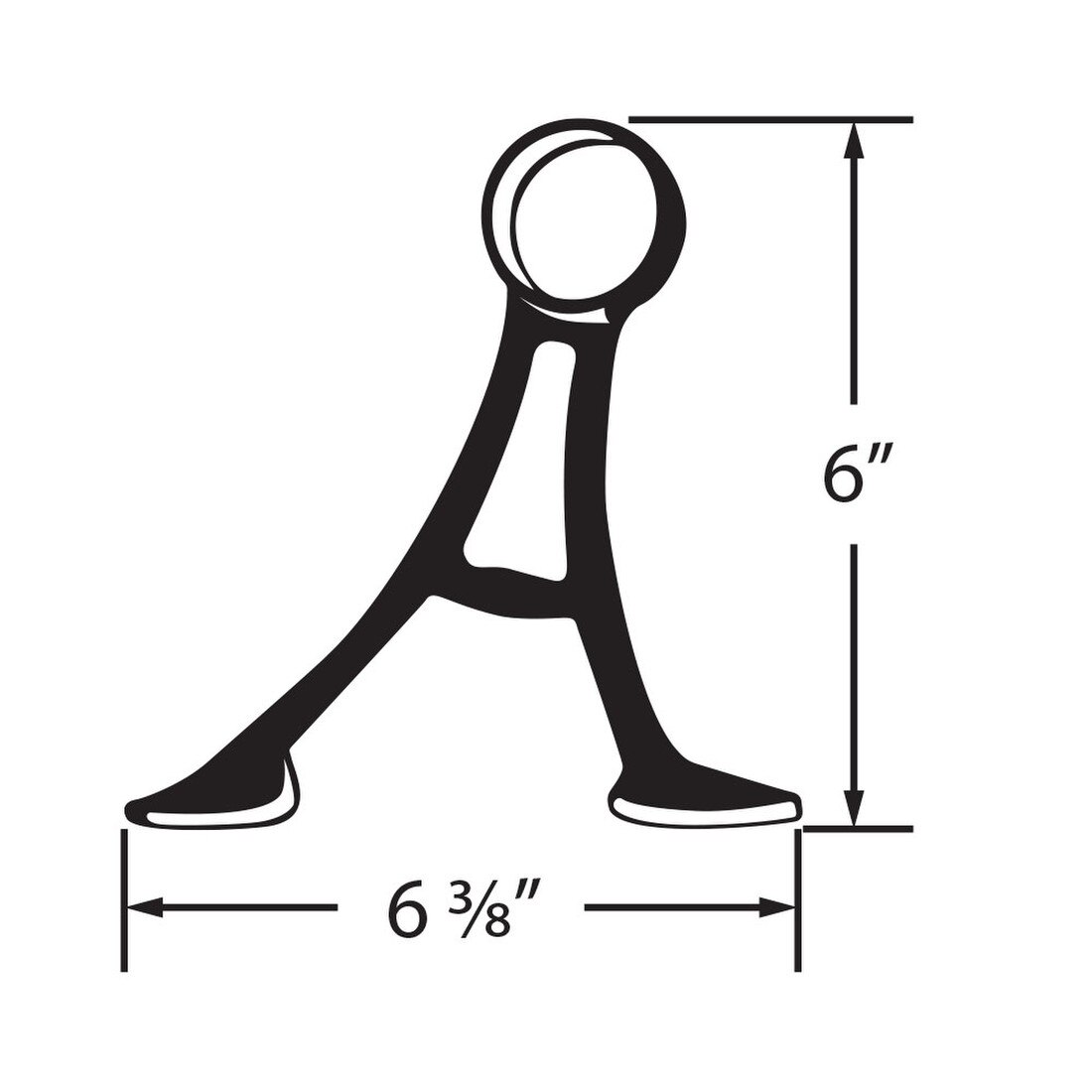 Floor Mount Bracket For Railing
