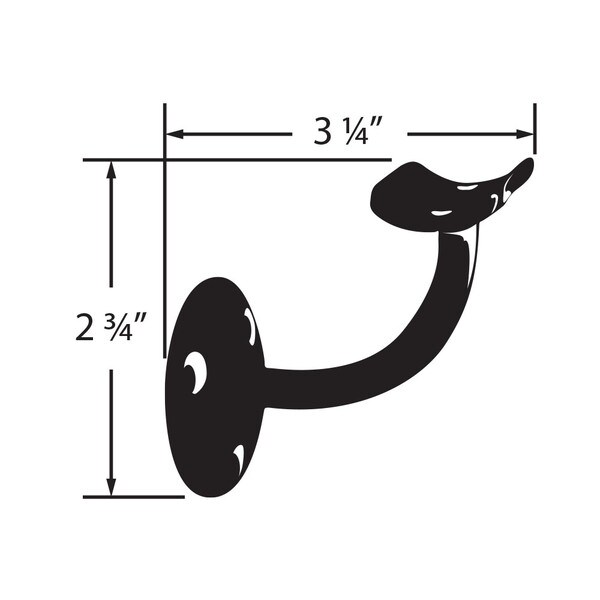 1-1/2in Dia | Hand Rail Bracket | S82-232 Series