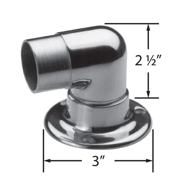 1-1/2in Dia x 2-1/2in H | Satin Stainless Steel Finish | Flush Fitting