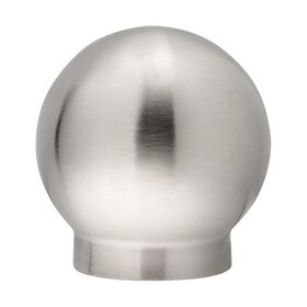 2in Dia x 3-3/8in H | Satin Stainless Steel Finish | Ball Fitting | Style SSF2-199