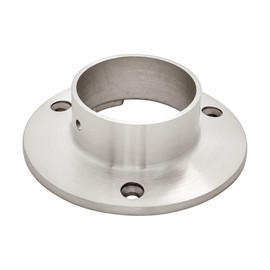 2in Dia x 1-3/16in H | Satin Stainless Steel Finish | Flange
