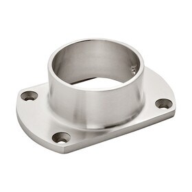 2in Dia | Satin Stainless Steel Finish | Flange