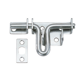 1-37/64" High x 2-9/16" Wide Satin Stainless Steel Gate Latch