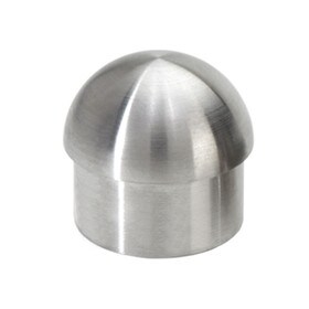 316 Grade S.S. End Cap 1.67 O. For Prefab Cable Posts