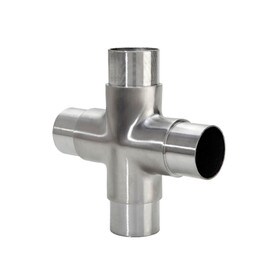 316 Grade S.S Flush Cross For 1.67 Od Tube