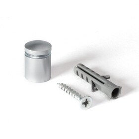 1/2in Dia x 1/2in Barrel Length | Euro Mini Series Easy Fasten Standoff With Rounded Cap