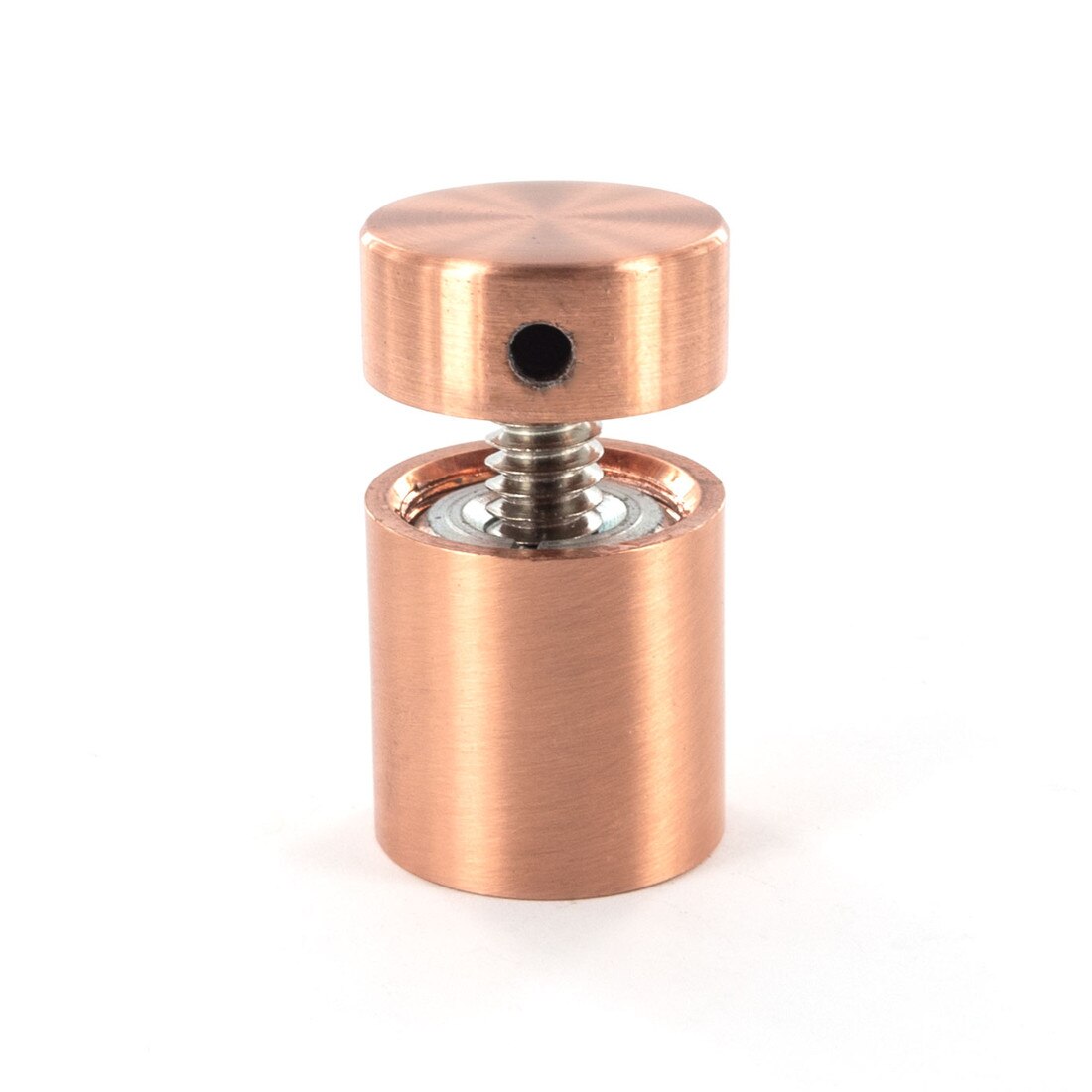 3/4in Dia x 3/4in Barrel Length | Satin Copper Finish | Premium Steel Series Secure Fasten Standoff