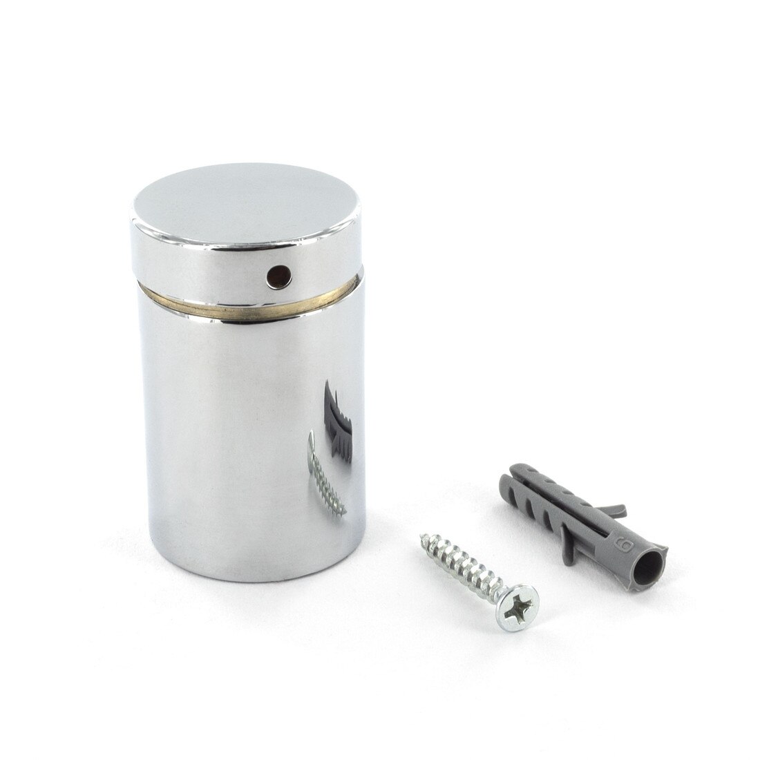 1-1/4in Dia x 1-1/2in Barrel Length | Polished Chrome Finish | Premium Steel Series Secure Fasten Standoff
