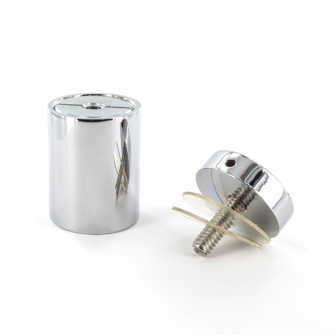 1-1/4in Dia x 1-1/2in Barrel Length | Polished Chrome Finish | Premium Steel Series Secure Fasten Standoff