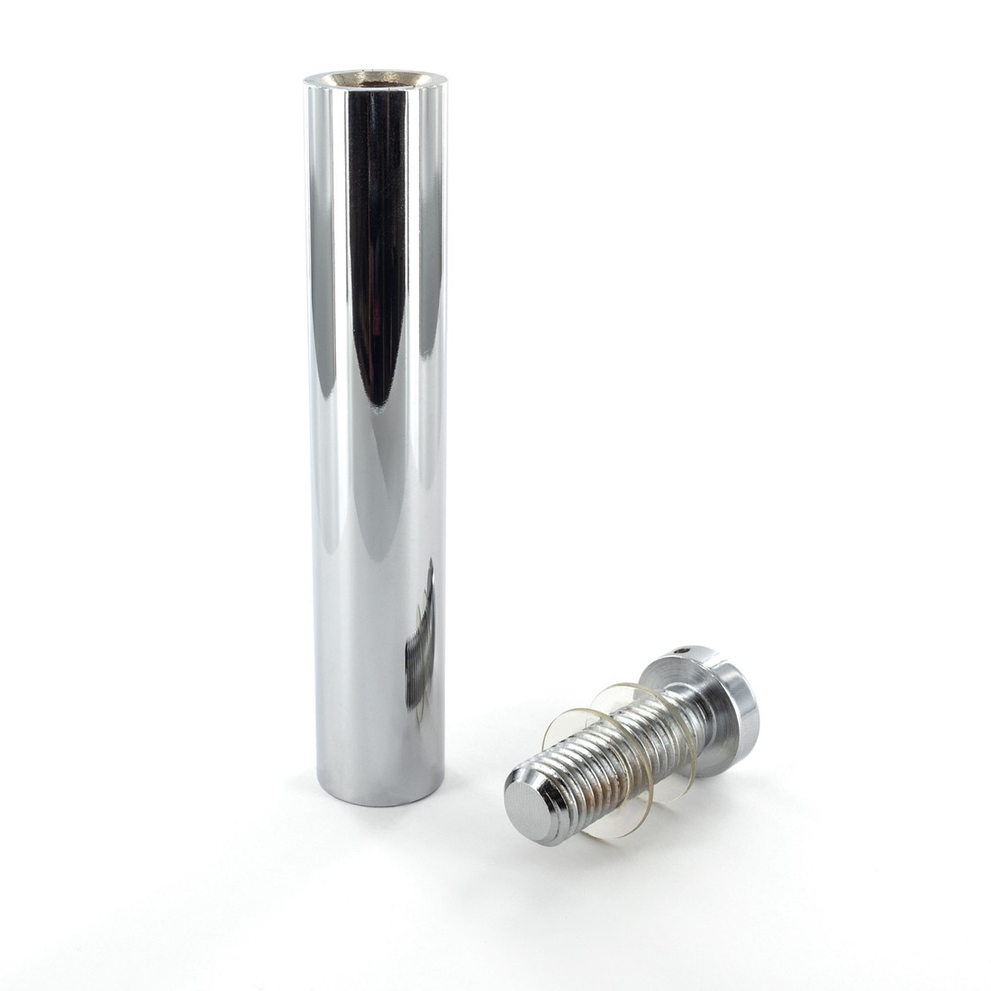 3/4in Dia x 4in Barrel Length | Polished Chrome | Cone Topped Series | Secure Fasten Standoff