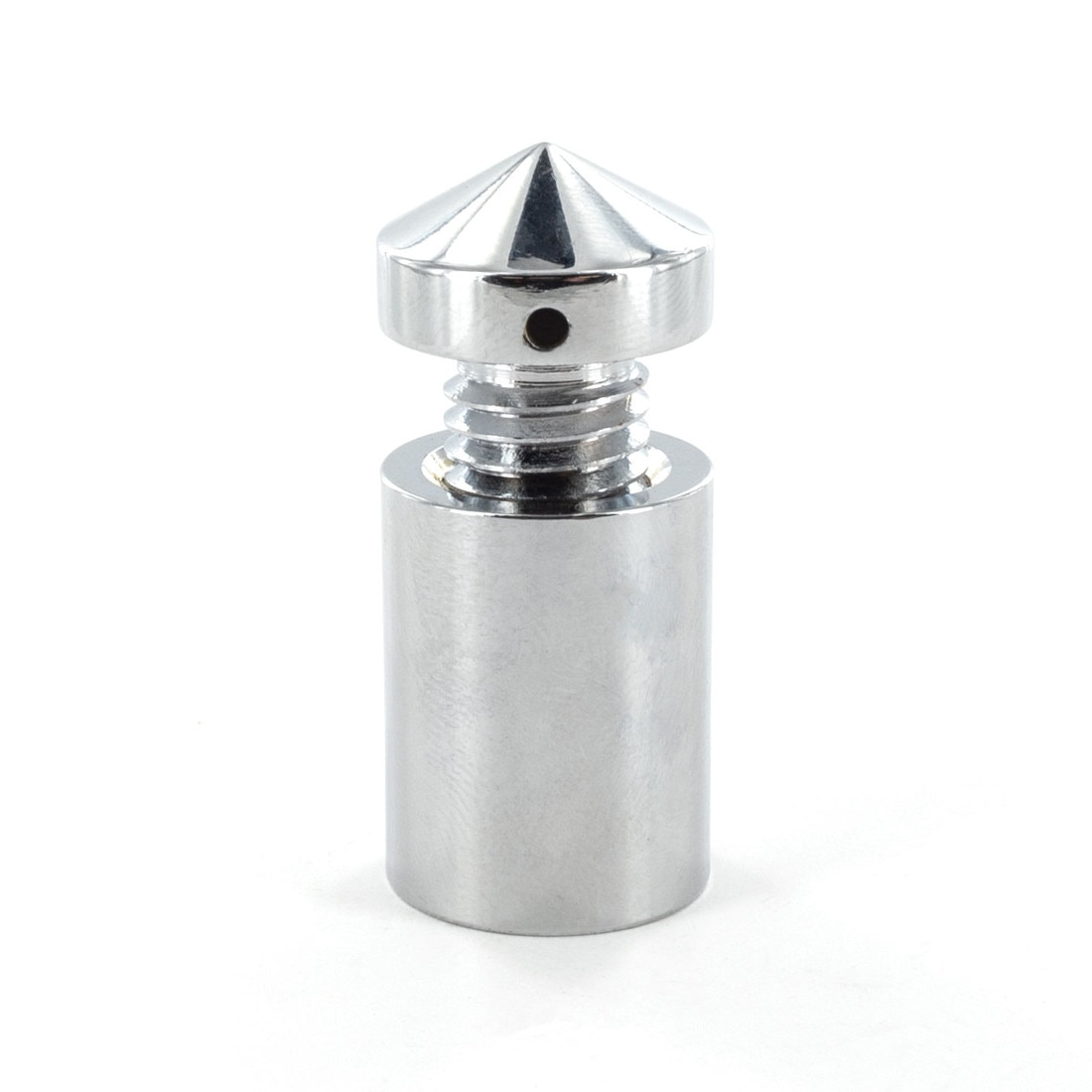 3/4in Dia x 1in Barrel Length | Polished Chrome | Cone Topped Series | Secure Fasten Standoff