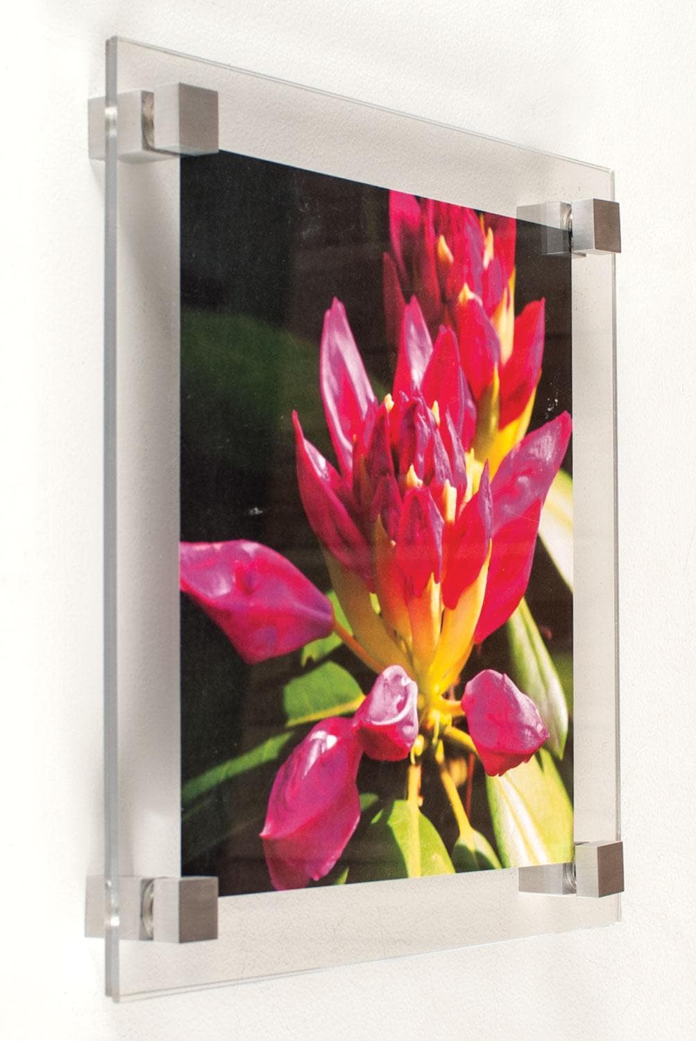 Sign Standoff 1-1/4" Square x 3/4" Barrel Length Matte Chrome Finish Euro Square - Picture 13 of 34