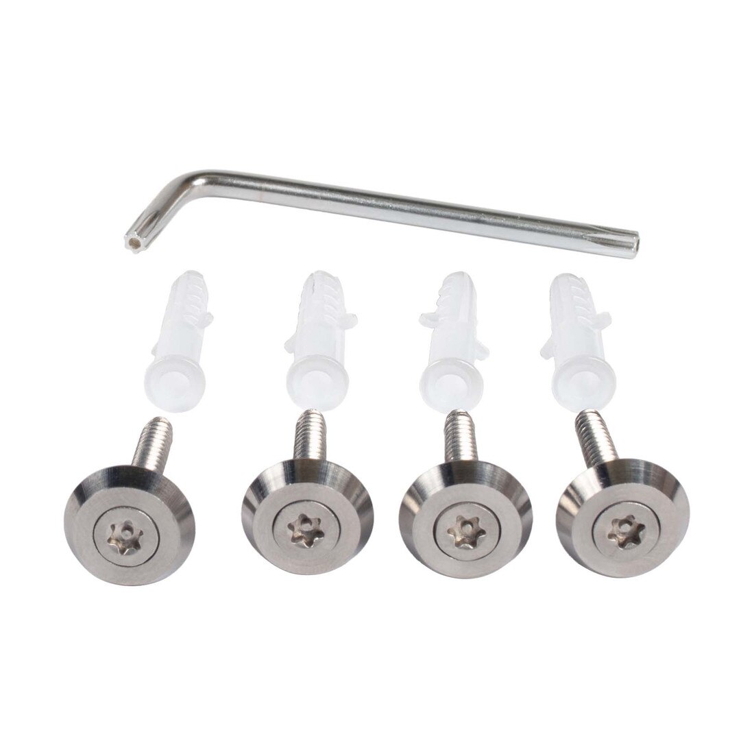 Tamper Proof Stainless Steel Signage Screw Set of 4
