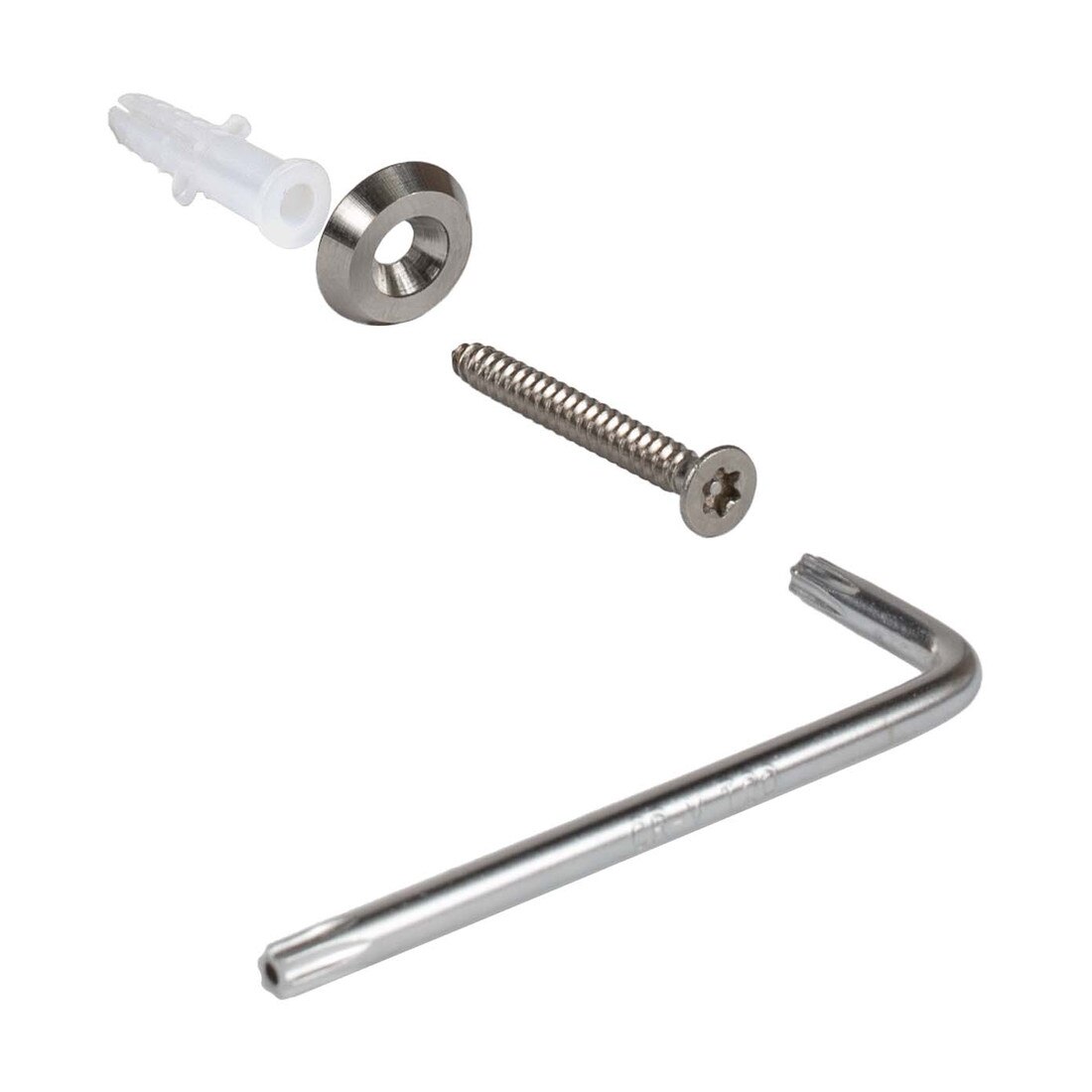 Tamper Proof Stainless Steel Signage Screw Set of 4