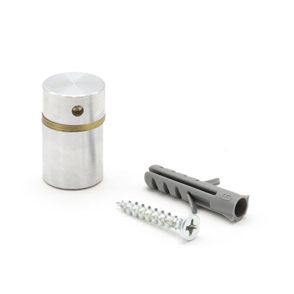 5/8in Dia x 5/8in Barrel Length | Satin Stainless Finish | Premium Aluminum Series Secure Fasten Standoff