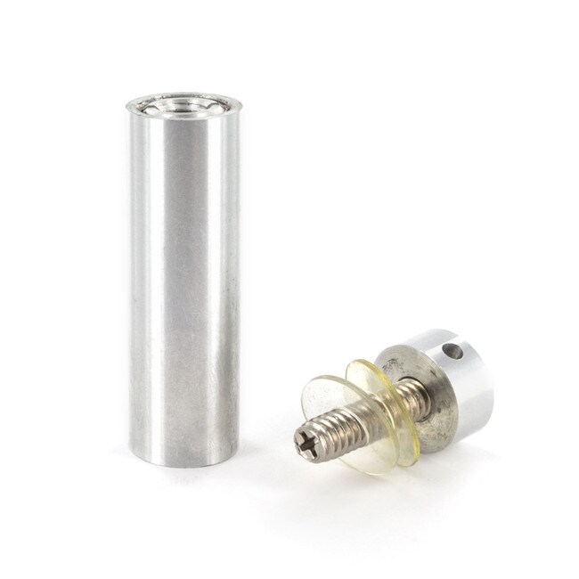 5/8in Dia x 2in Barrel Length | Satin Stainless Finish | Premium Aluminum Series Secure Fasten Standoff