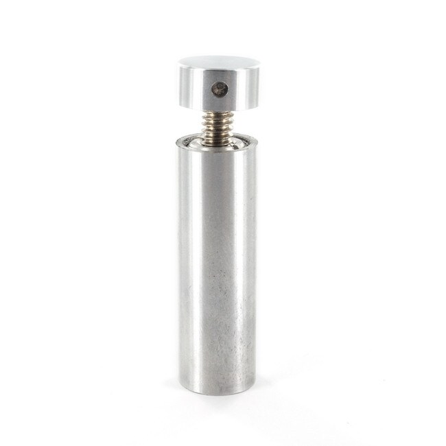 5/8in Dia x 2in Barrel Length | Satin Stainless Finish | Premium Aluminum Series Secure Fasten Standoff