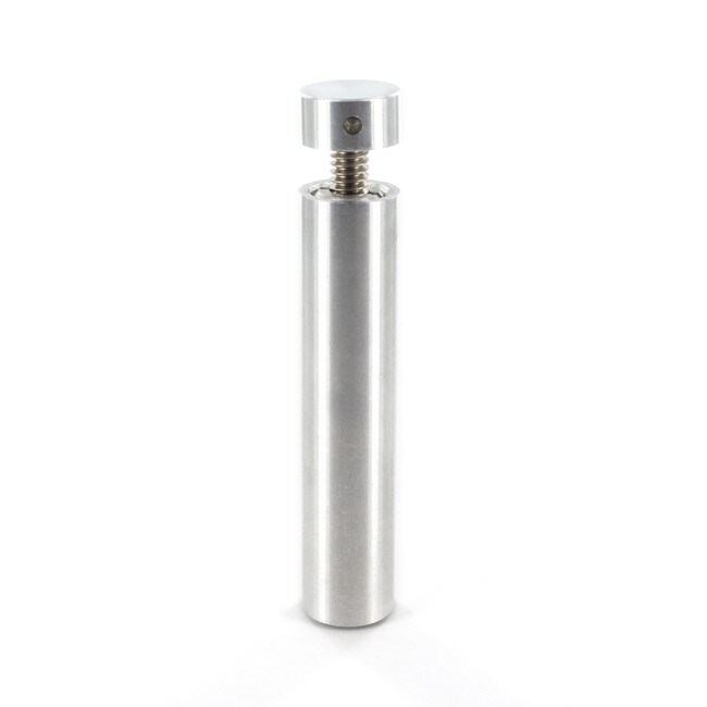 5/8in Dia x 3in Barrel Length | Satin Stainless Finish | Premium Aluminum Series Secure Fasten Standoff