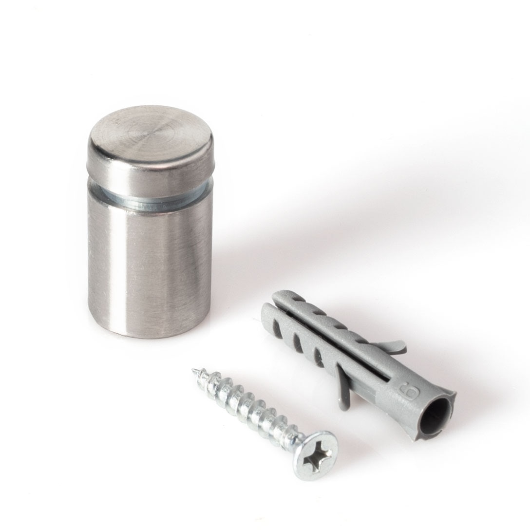 Stainless Steel Standoff 5/8 Inch Diameter x 3/4 Inch Barrel Length Brushed