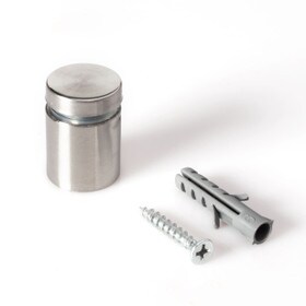 3/4in Dia x 3/4in Barrel Length | Brushed Stainless Finish | Eco Lite Series Easy Fasten Standoff