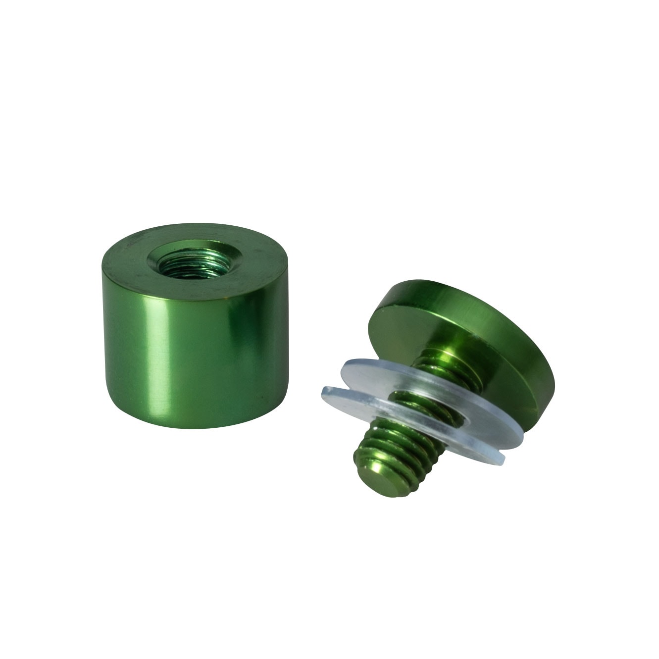 Sign Standoff 1" Diameter x 3/4" Barrel Length Green Aluminum Eco Series Easy - Picture 9 of 34