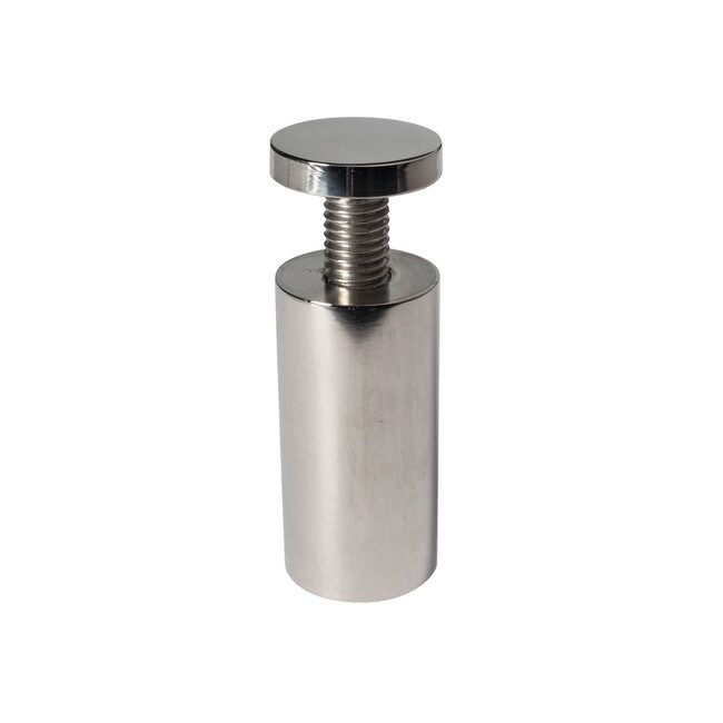 1in Dia x 2in Barrel Length | Polished Stainless Finish | Eco Solid Series | Easy Fasten Standoff