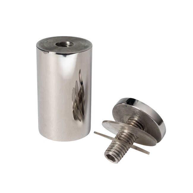 1-1/4in Dia x 2in Barrel Length | Polished Stainless Finish | Eco Solid Series | Easy Fasten Standoff
