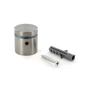 1in Dia x 3/4in Barrel Length | Brushed Stainless Finish | Eco Lock Series | Tamper Proof Standoff
