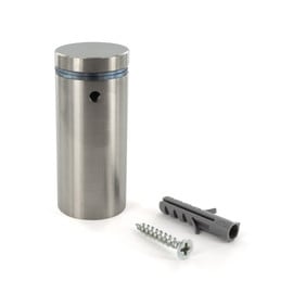 1in Dia x 2in Barrel Length | Brushed Stainless Finish | Eco Lock Series | Tamper Proof Standoff | STDE-TM3264 Series