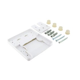 4-1/4in H x 3-7/8in W x 3/8in Proj | White Invisible Panel Fastener Standoff
