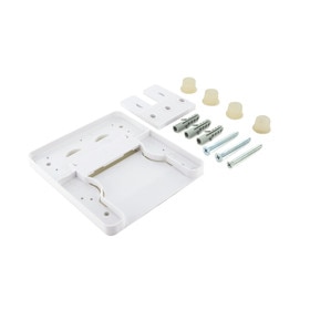4-1/4in H x 3-7/8in W x 3/8in Proj | White Invisible Panel Fastener Standoff