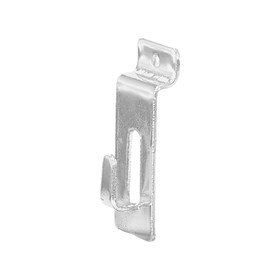 Bright Chrome Finish Metal Hanger Hook for Slatwall