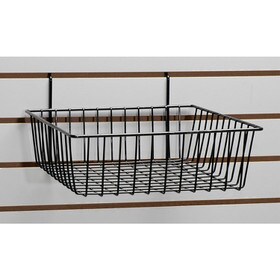 Black Small Basket 12"W X 12"D X 4"H