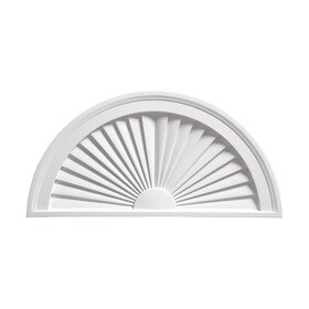 Fypon | Half Round Sunburst Pediment