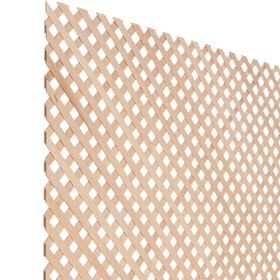 47-1/4in W x 23-5/8in H x 1/8in Strip Thick | Hardwood with Diagonal Pattern | Lattice Insert Panel