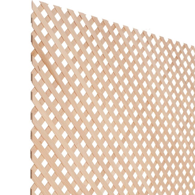 47-1/4in W x 23-5/8in H x 1/8in Strip Thick | Hardwood with Diagonal Pattern | Lattice Insert Panel