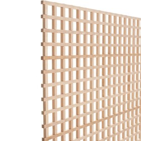 35-3/4in W x 24in H x 3/8in Thick | Hardwood with Square Pattern | Lattice Insert Panel