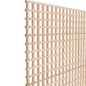 35-3/4in W x 24in H x 3/8in Thick | Hardwood with Square Pattern | Lattice Insert Panel