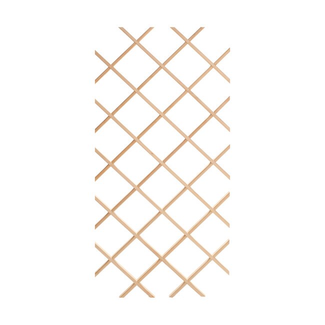 17in W x 36in H | North American Hardwood Wine Rack Lattice