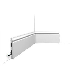 Orac Decor | Baseboard Moulding | Primed White | 5-3/8in H x 3/4in Proj
