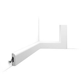 Orac Decor | High Impact Polystyrene Baseboard Moulding | Primed White | 2in H x 78-3/4in Long