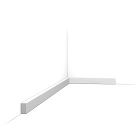 Orac Decor | High Impact Polystyrene Baseboard Moulding | Primed White