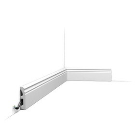 Orac Decor | High Impact Polystyrene Baseboard Moulding | Primed White