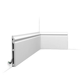 Orac Decor | High Impact Polystyrene Baseboard Moulding | Primed White