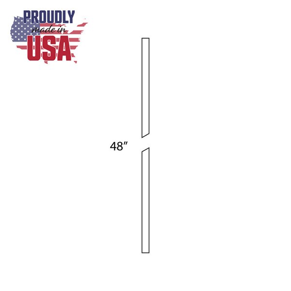 White PVC Straight Track Recessed Mount Track System